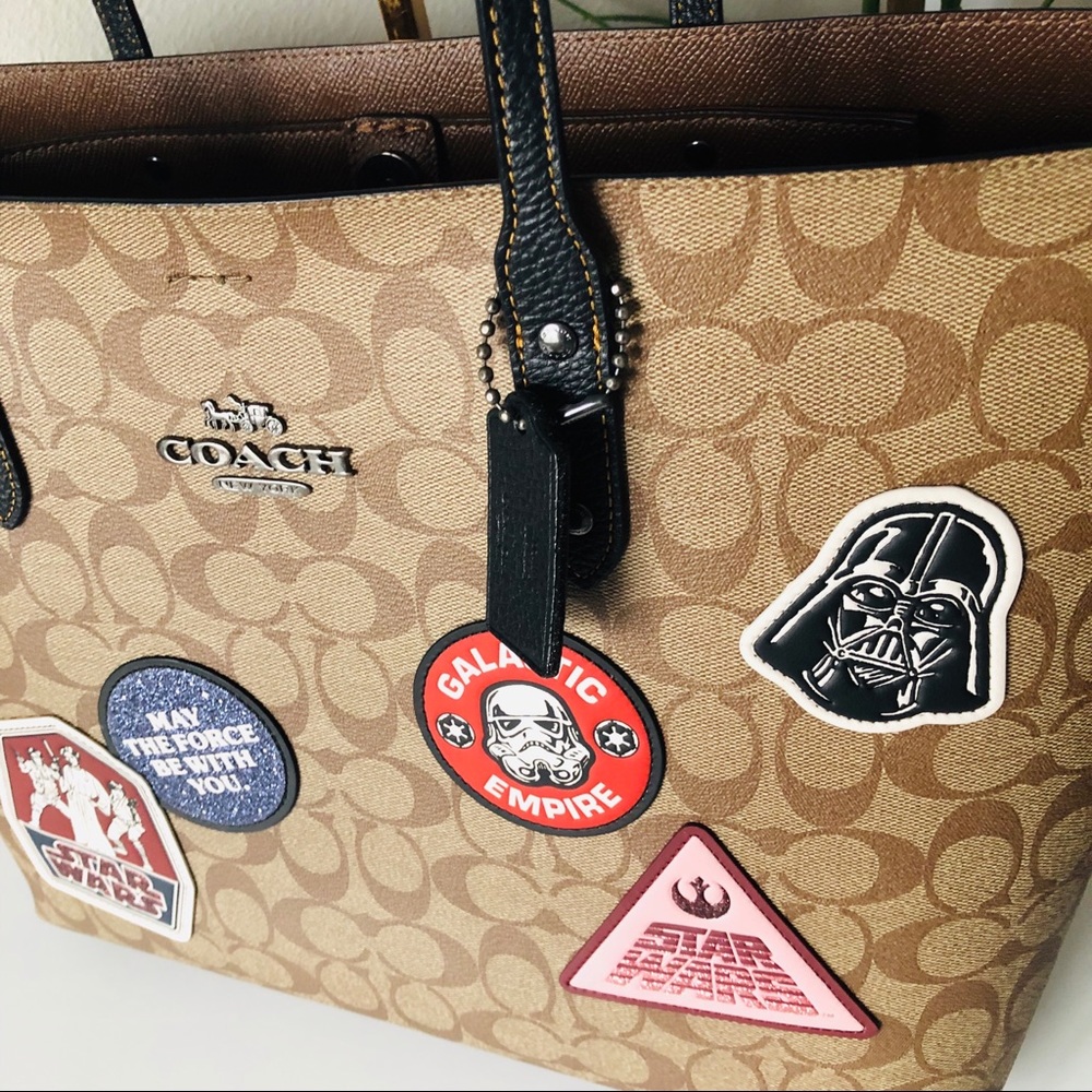 COACH STAR WARS PATCHES TOTE & WALLET SET NWT - Picture 8 of 8